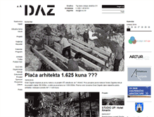 Tablet Screenshot of d-a-z.hr